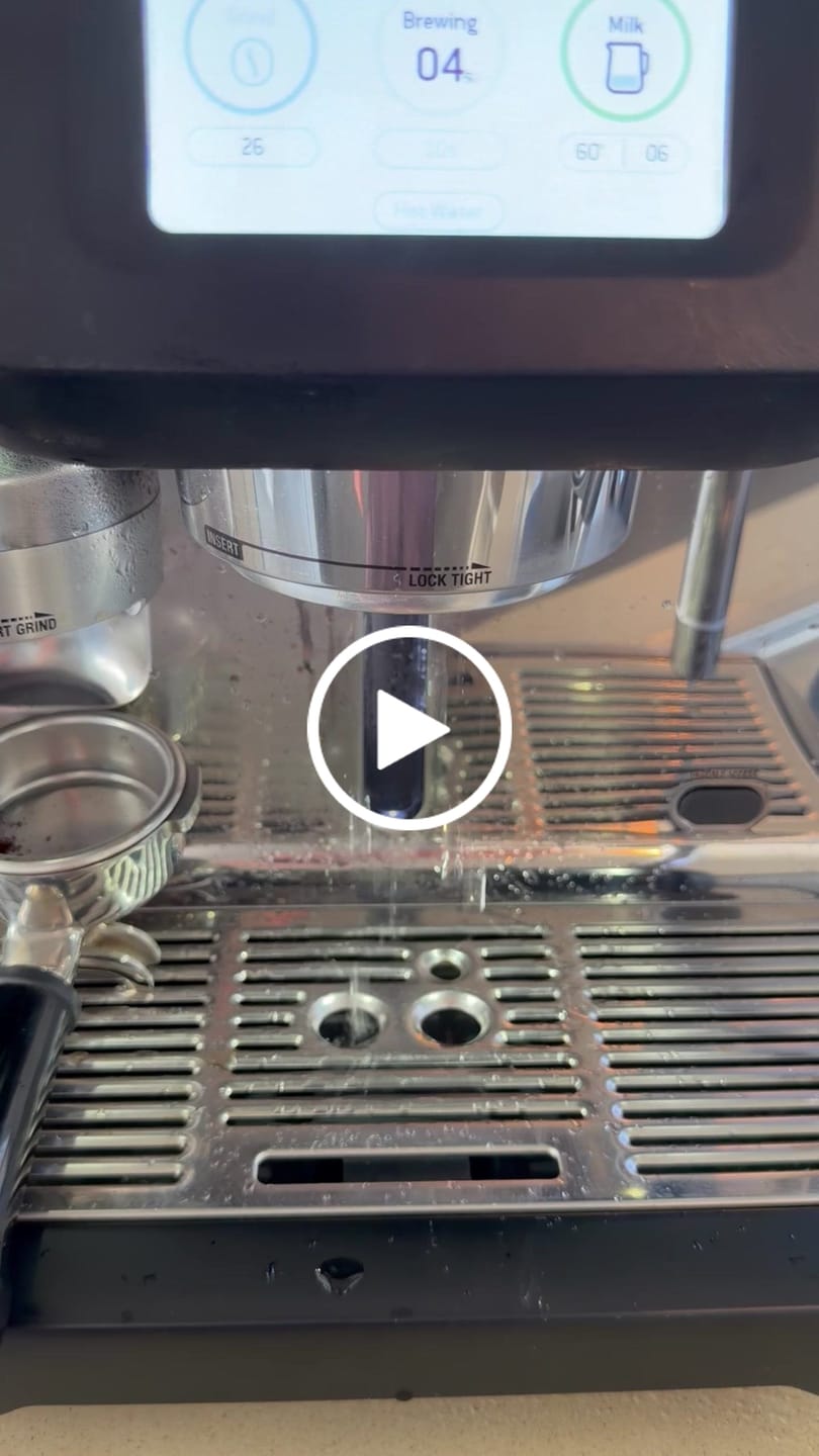 Customer video review of High Diffusion Espresso Shower Screen - Breville