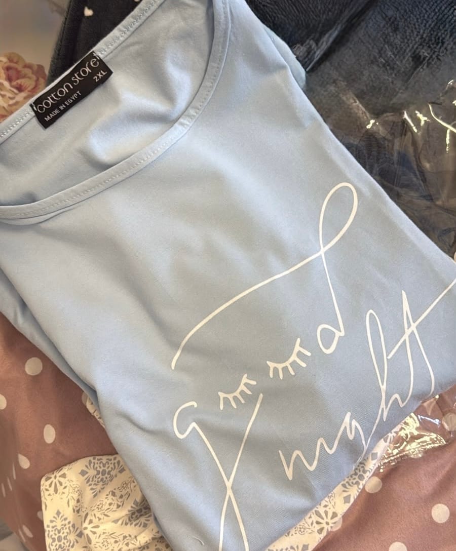 Customer photo review of Blue Breeze pajama set