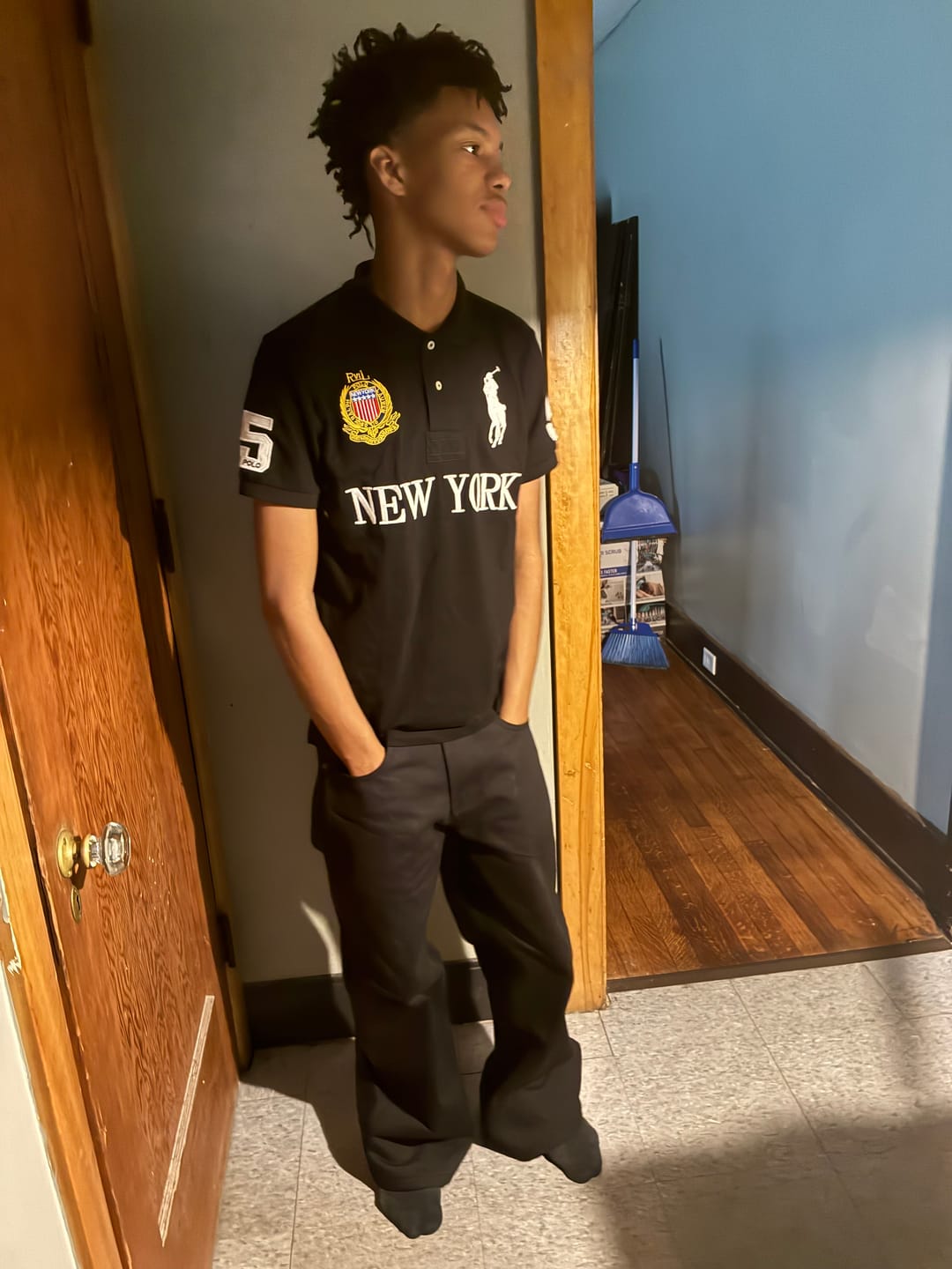 Customer photo review of Black Selvedge Denim