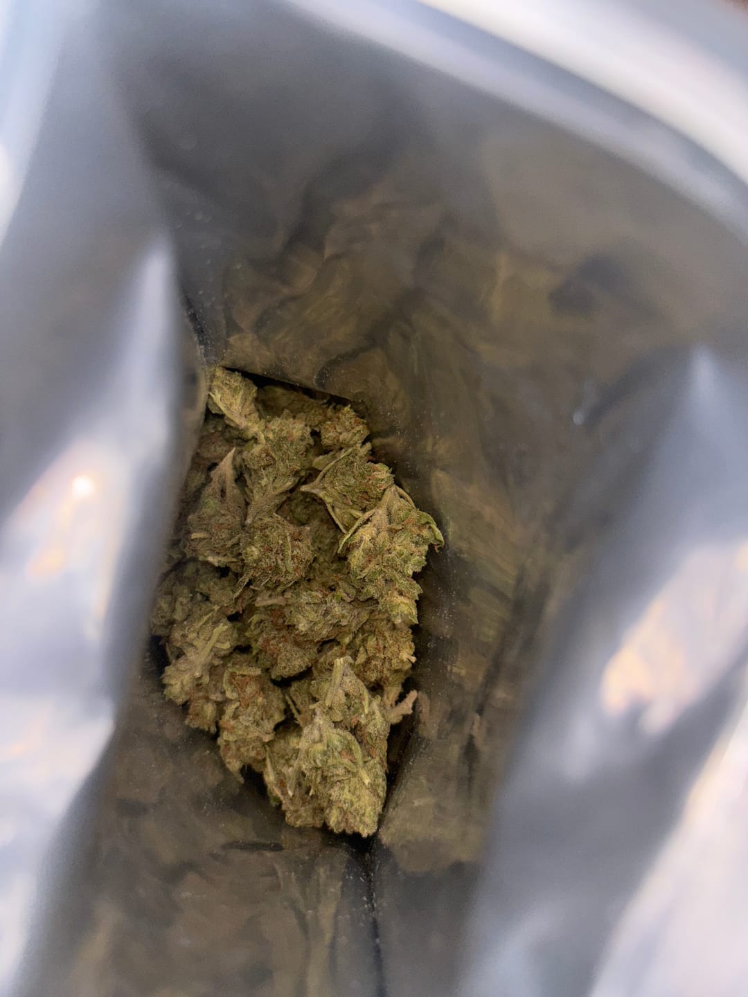 Customer photo review of Black Ice THCA Flower Ounce (28g)