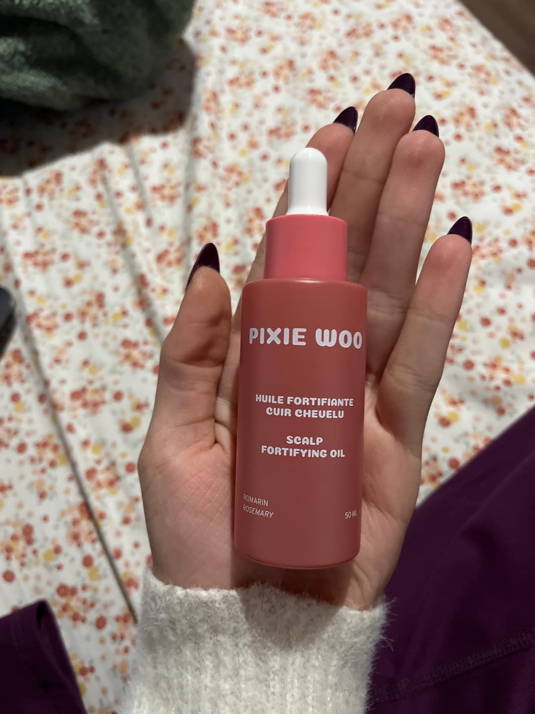 Customer photo review of Pre-Wash Scalp fortifying oil - Rosemary