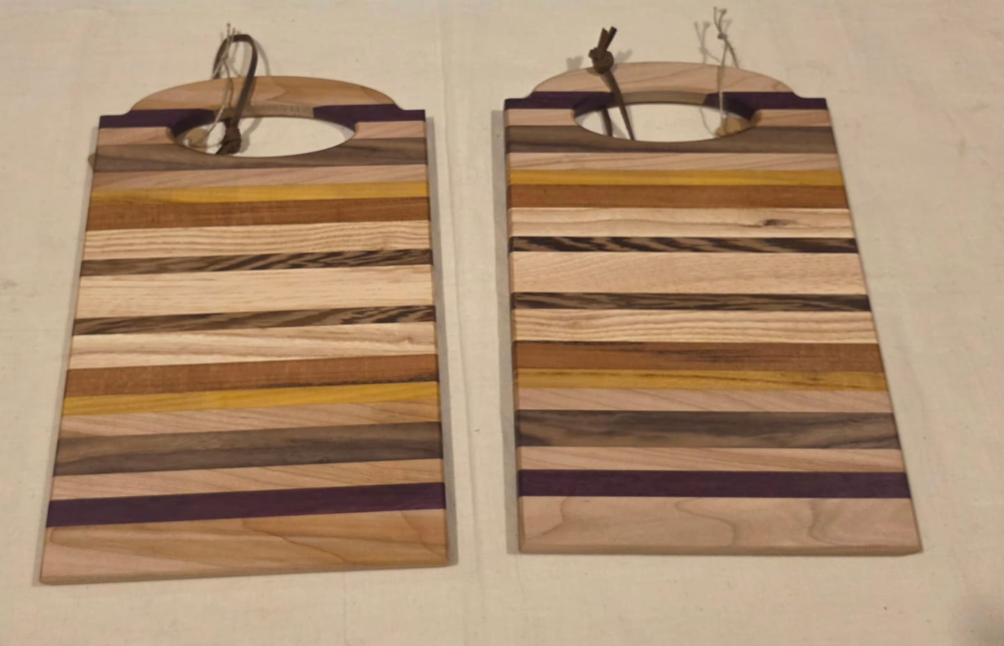 Customer photo review of Router Templates 8 Pack - Handle Shaping Acrylic Templates