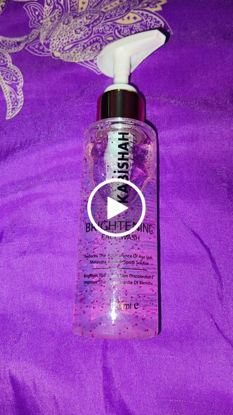 Customer video review of LuminaBright Whitening Face Wash