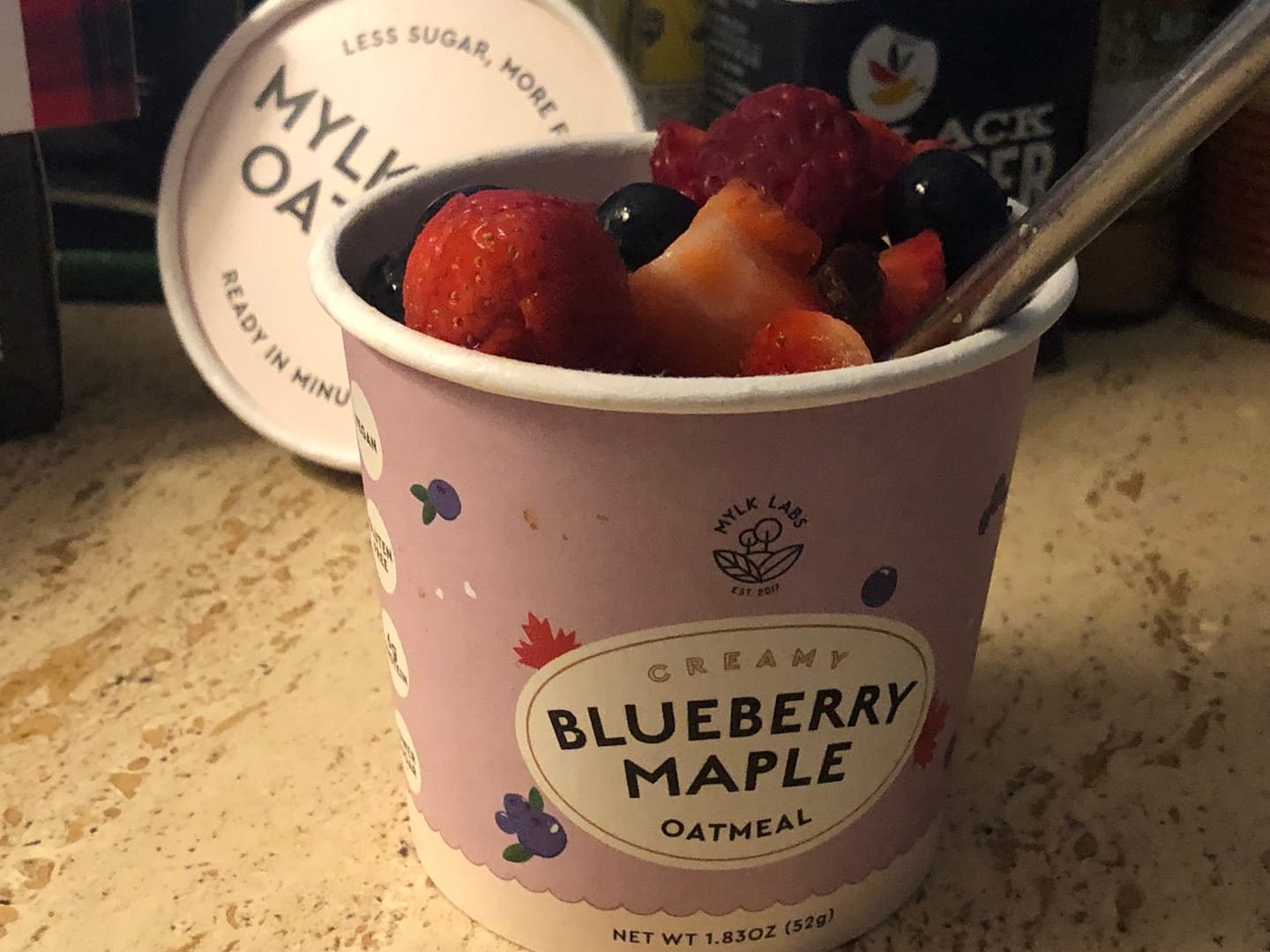 Customer photo review of Apple Cinnamon Oatmeal