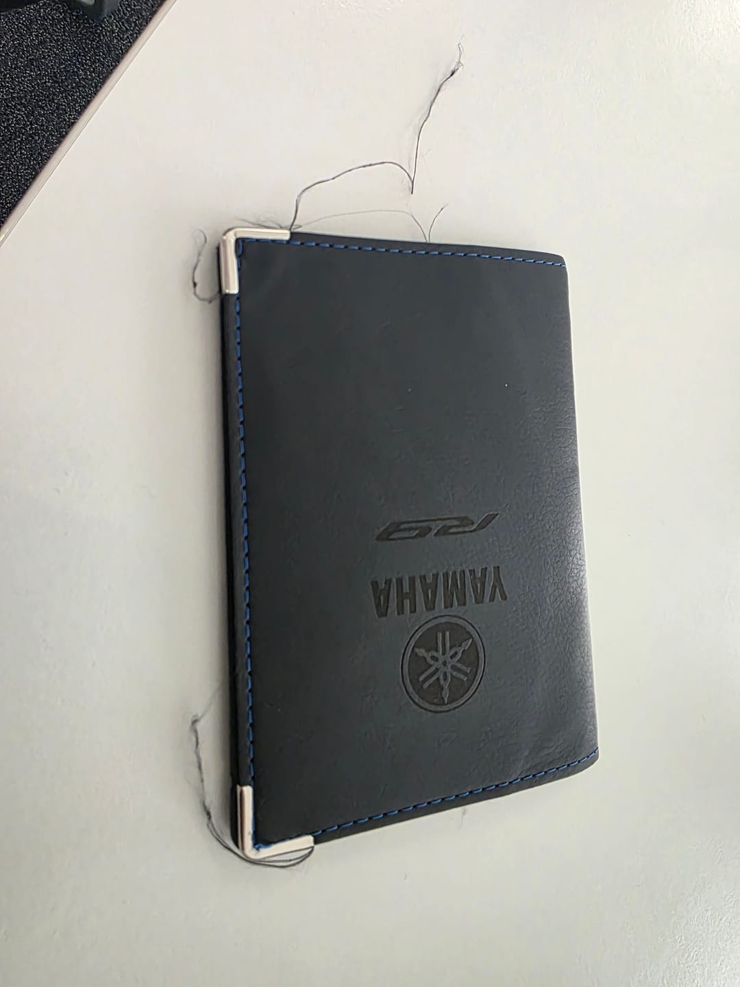 Customer photo review of Porte Carte Grise Personnalisé