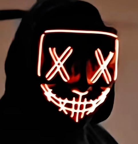 Customer photo review of Halloween Led Mask by Shevra Ventures™