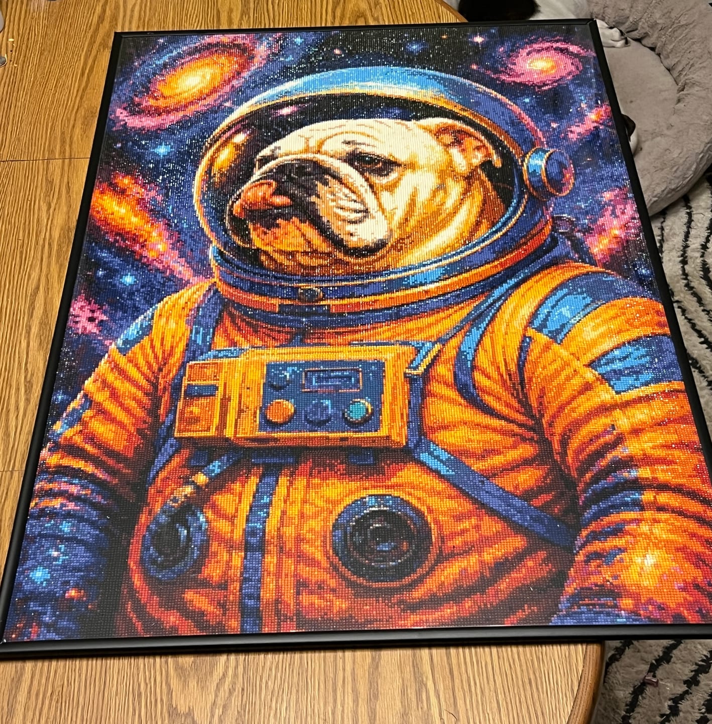 Customer photo review of Custom Diamond Painting