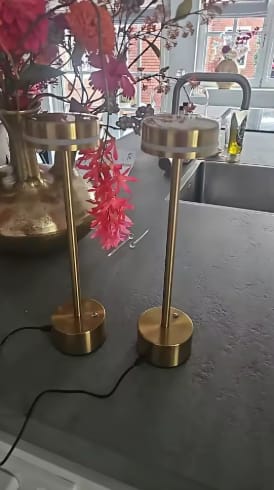 Customer photo review of Orbis | Rechargeable LED Table Lamp