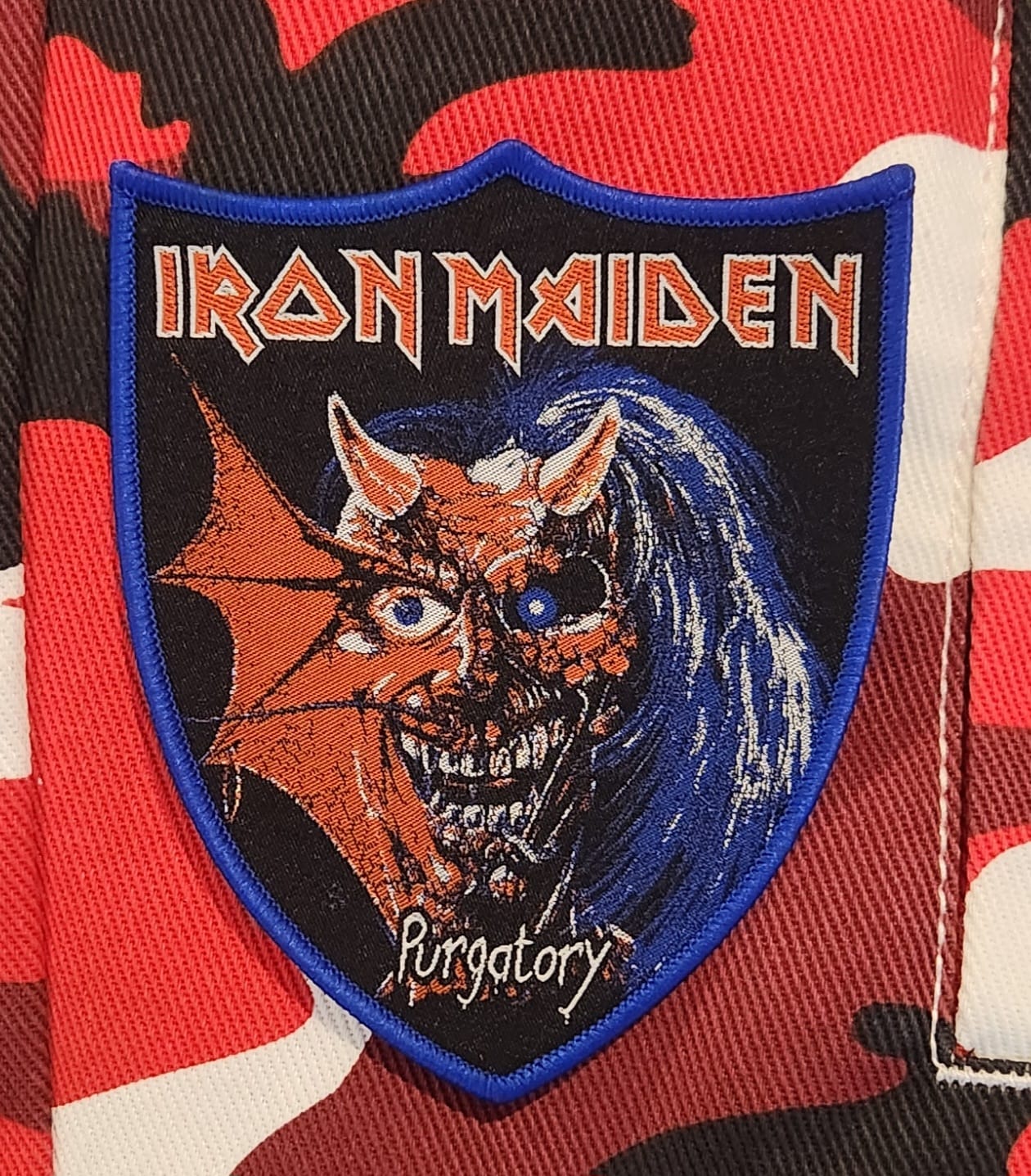 Customer photo review of Iron Maiden - Purgatory - Patch