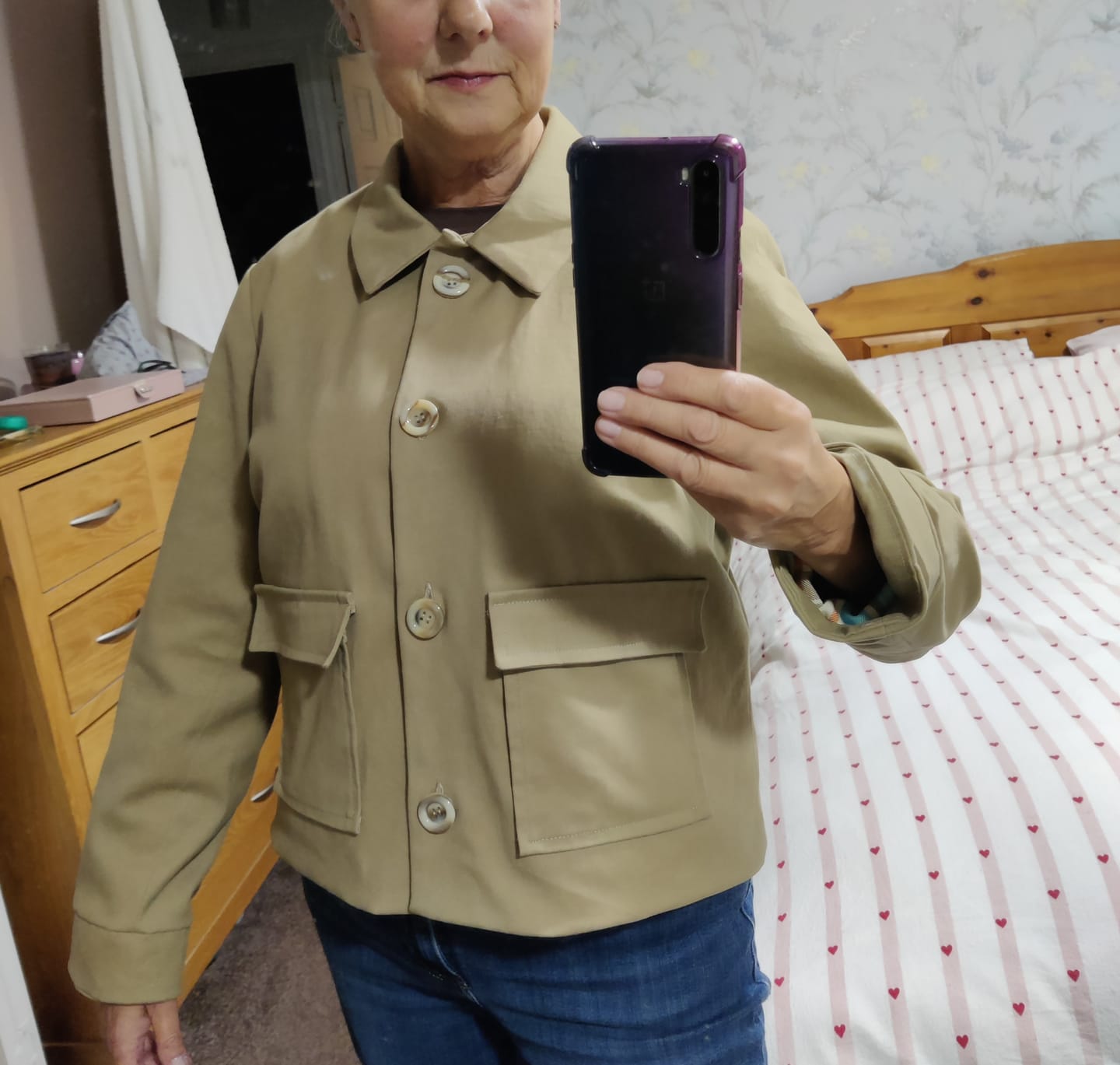 Customer photo review of Plain Chino Cotton Twill Fabric
