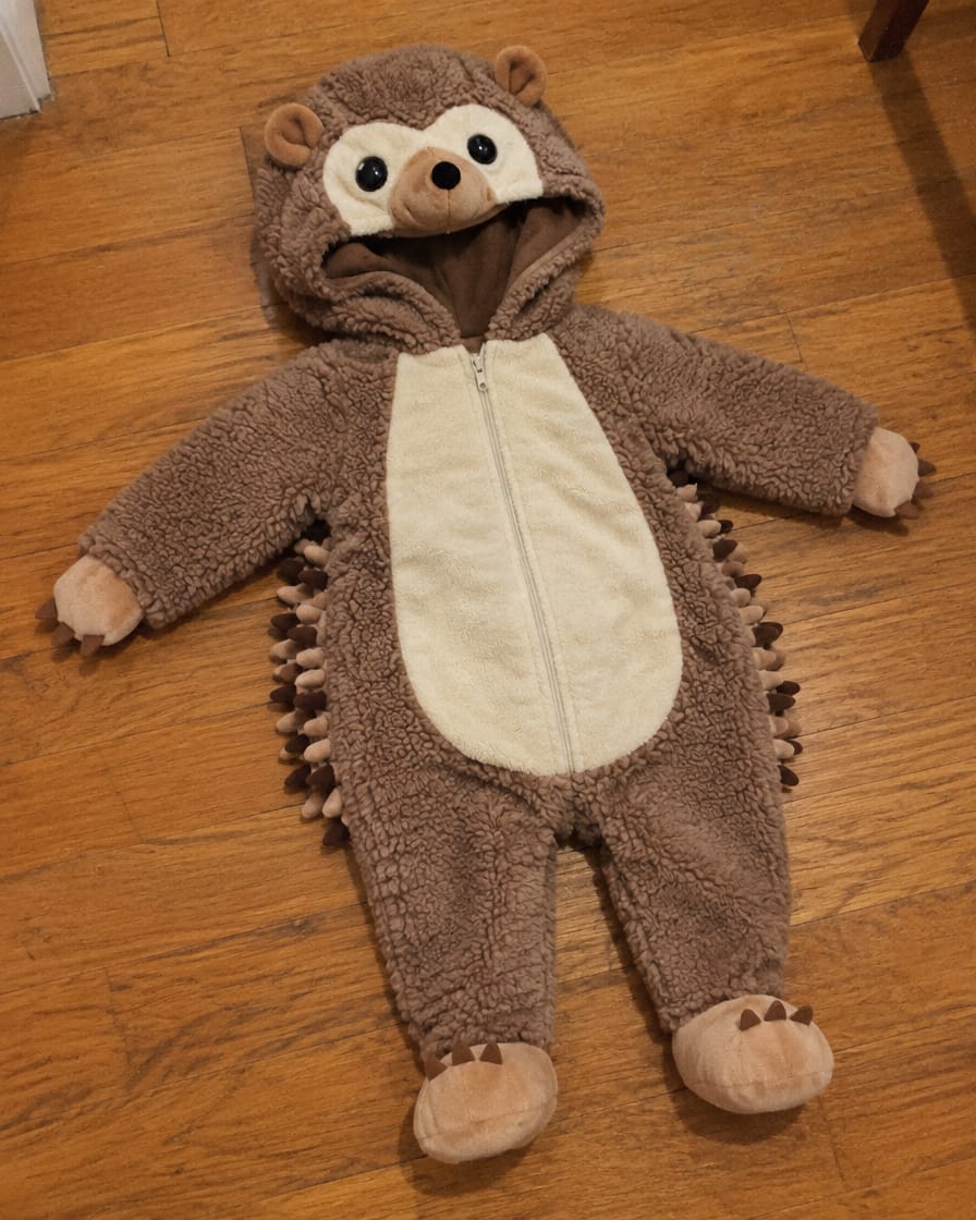 Customer photo review of The Original Hedgie Suit
