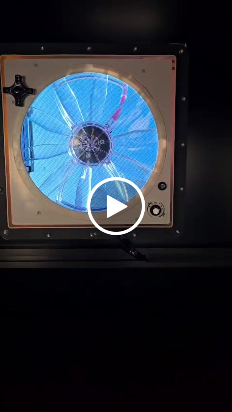 Customer video review of Roof Vent Fan
