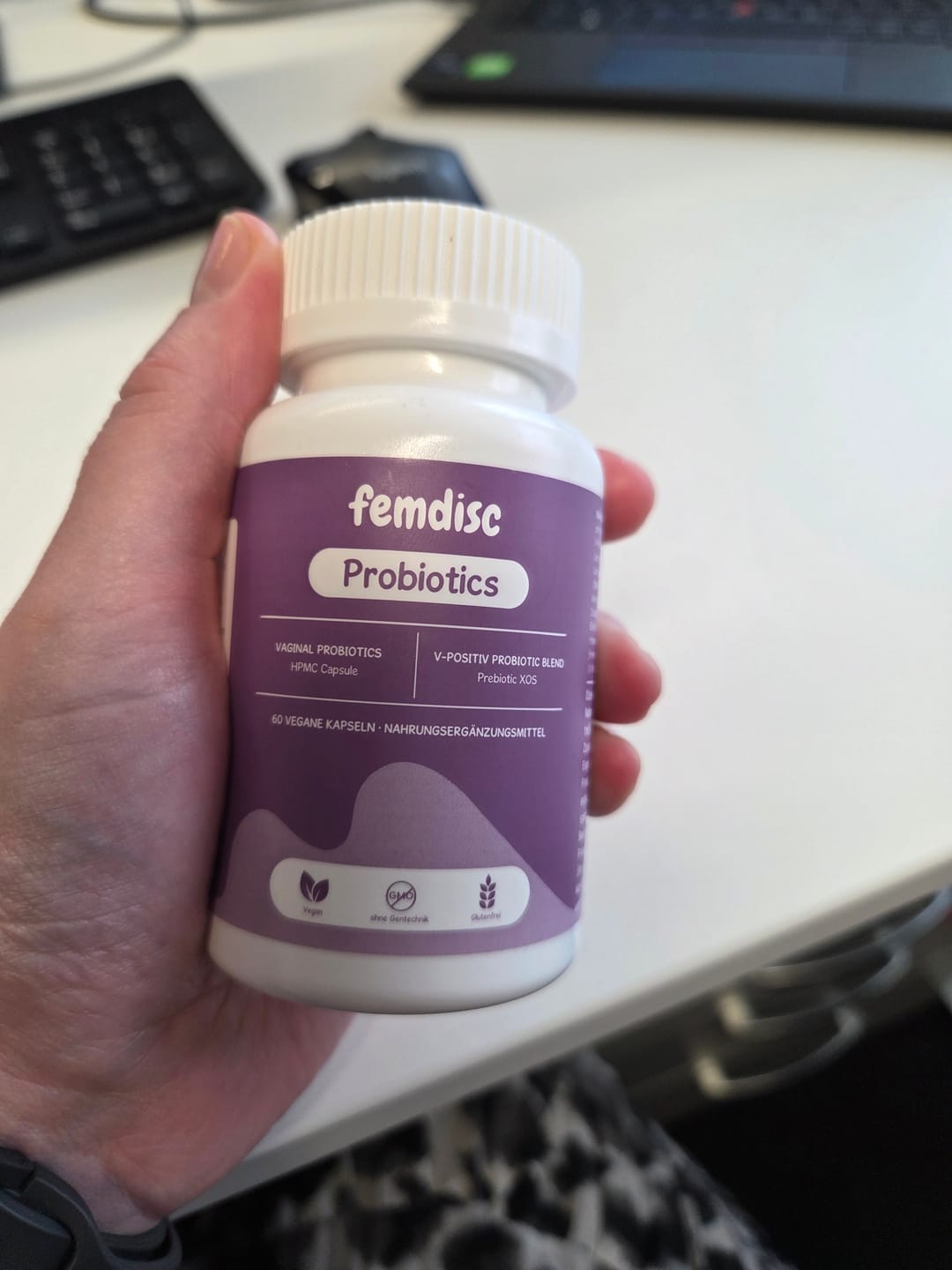 Customer photo review of femdisc vaginal Probiotics