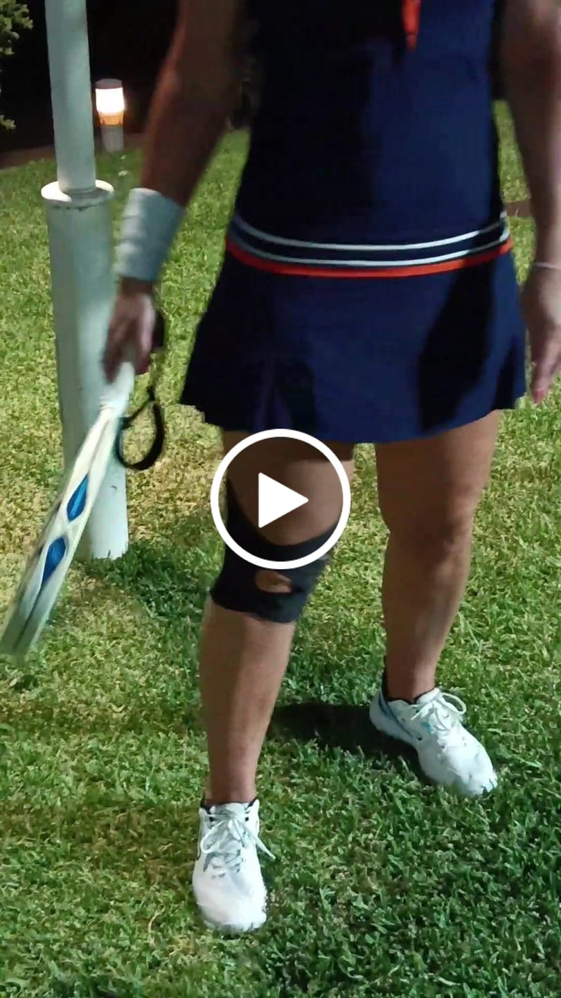 Customer video review of Rodillera Deportiva Ultrafina con Soporte para Menisco