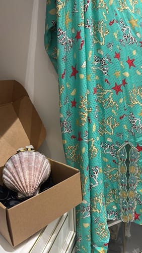 Customer photo review of Echoes of the Sea Shell Bag