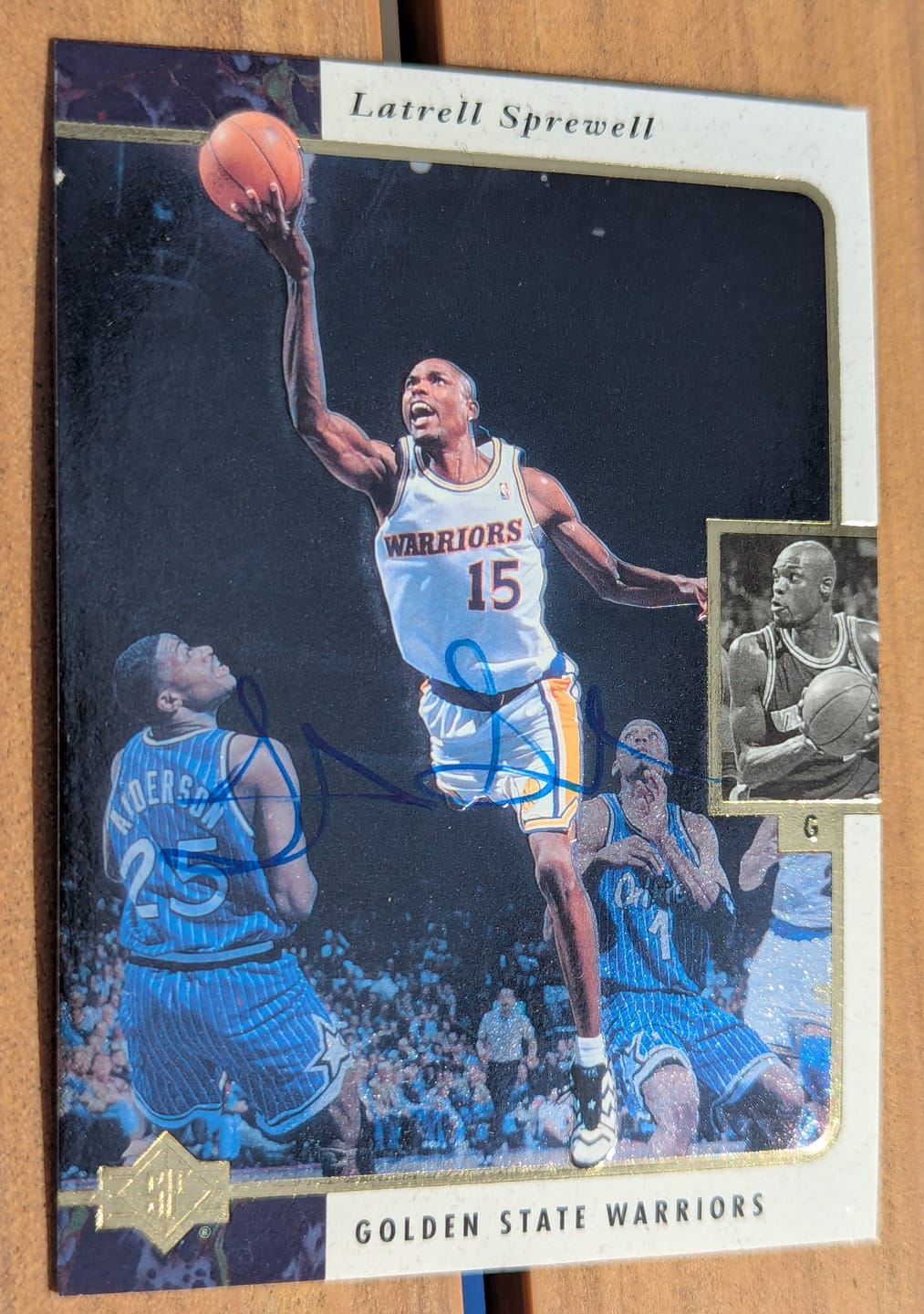 Customer photo review of Latrell Sprewell Autograph Signing