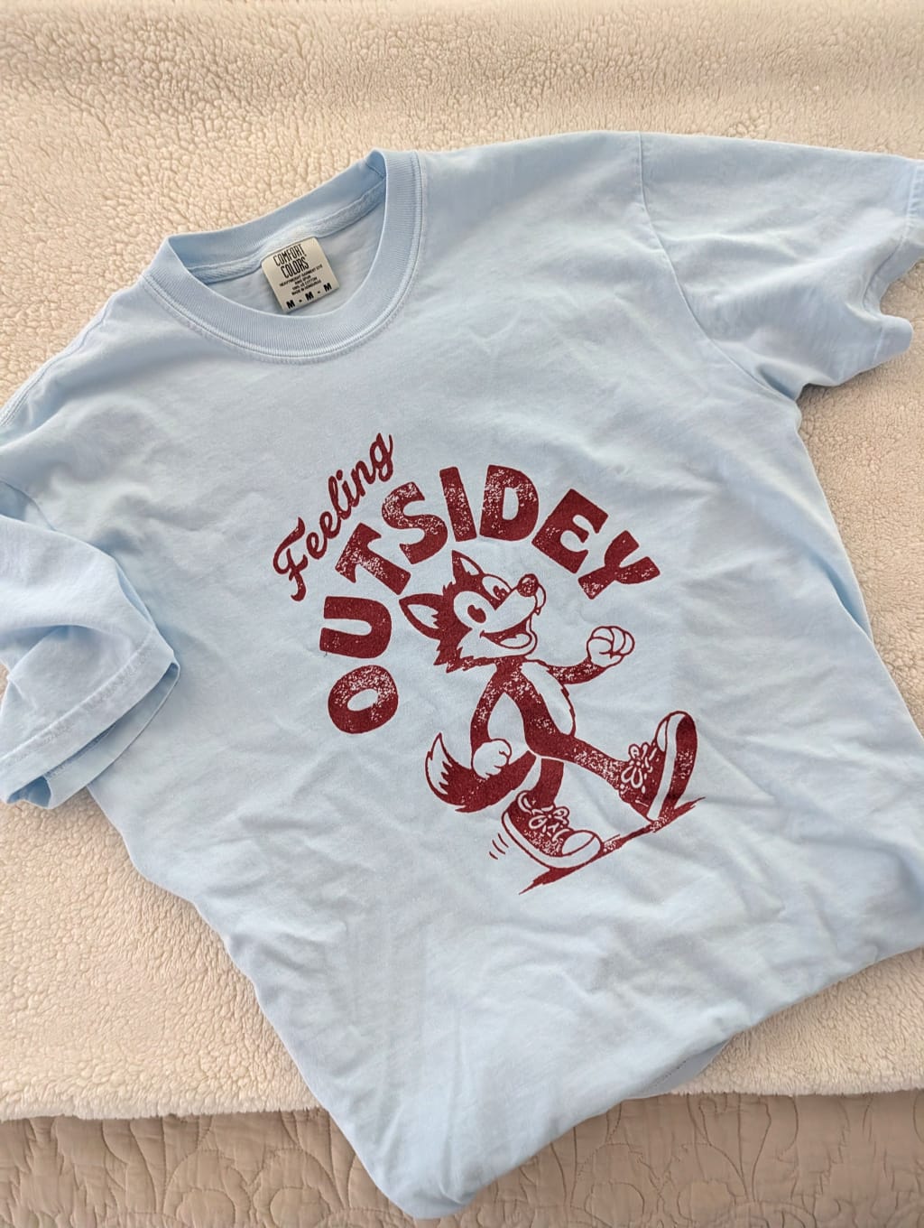Customer photo review of Feeling Outsidey Tshirt