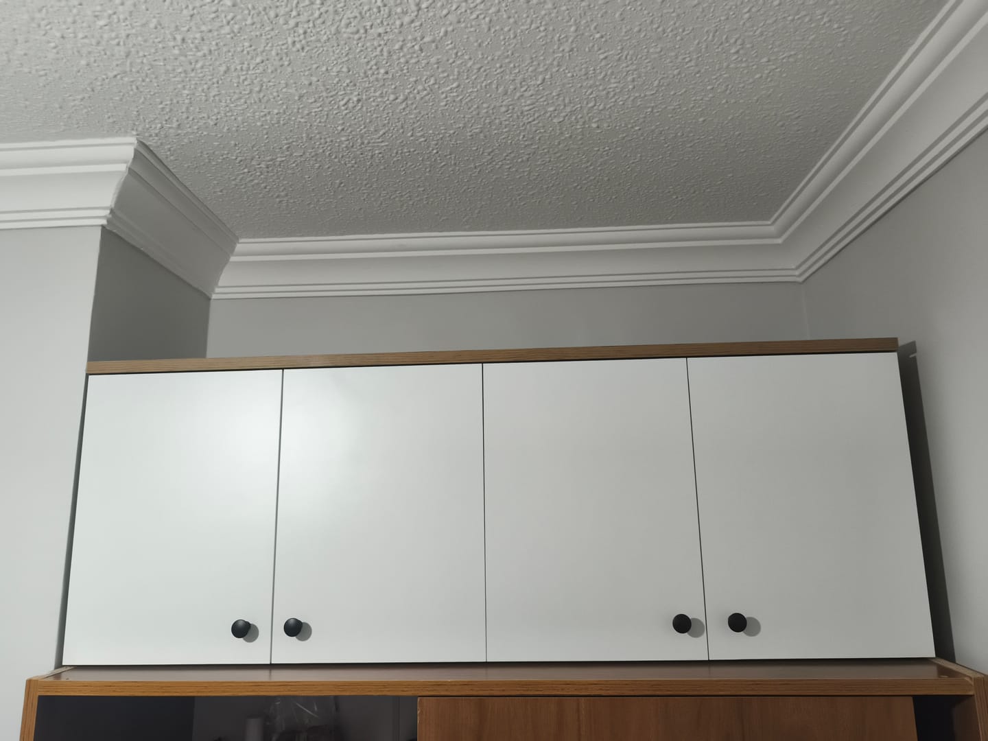 Customer photo review of Rani EA143 Portmanto Üst Modülü Çok Amaçlı Dolap Sepet Ceviz - Beyaz