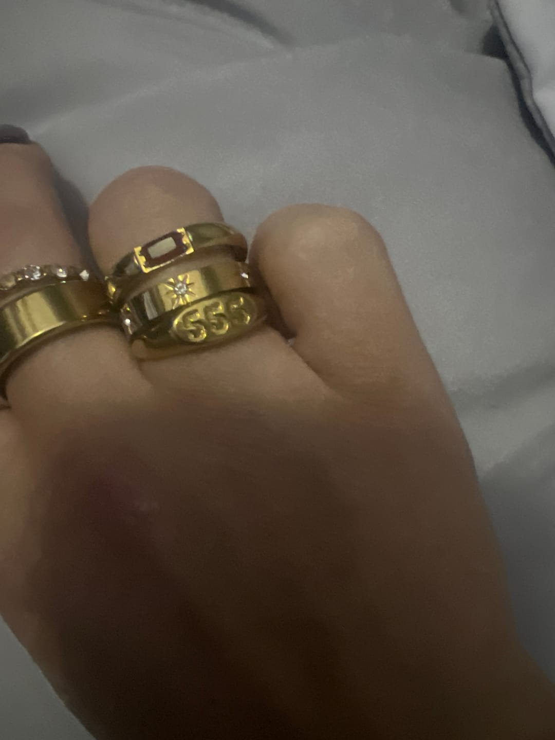 Customer photo review of Treasure Birthstone Ring
