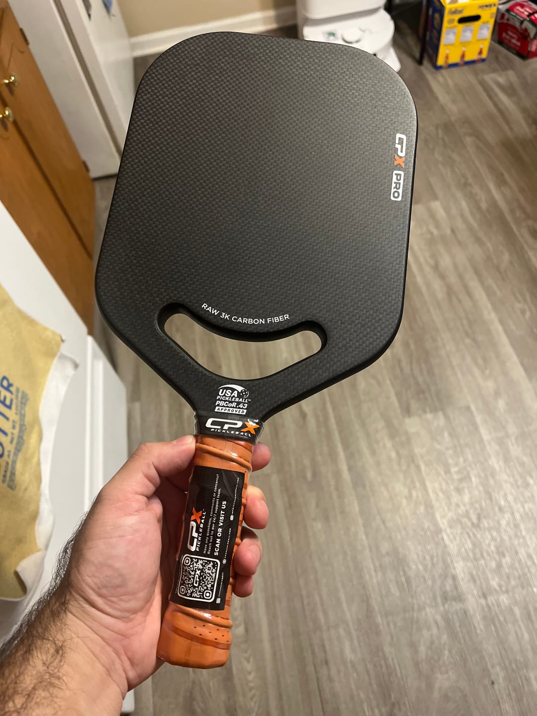 Customer photo review of CPX Mystery Pickleball Paddle