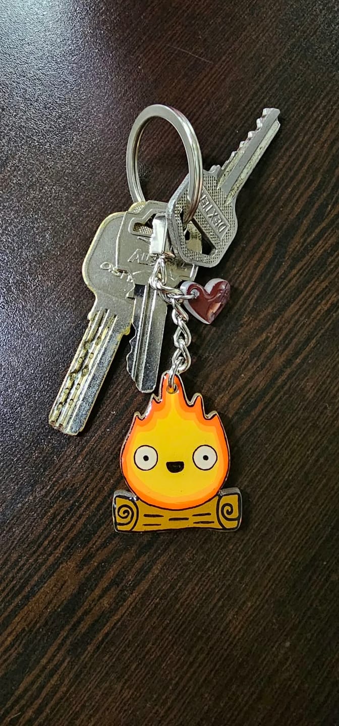 Customer photo review of Llavero | Calcifer