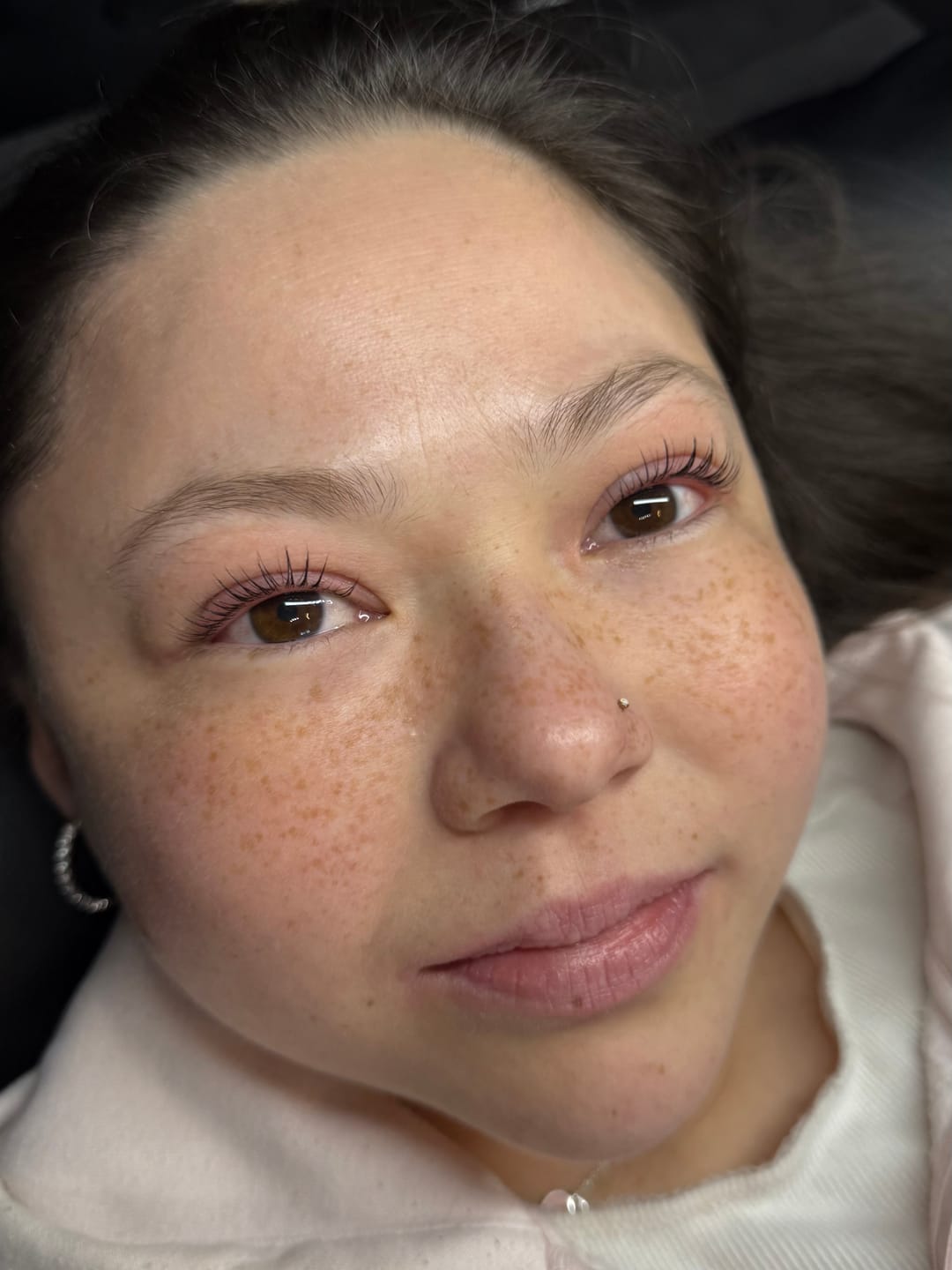 Customer photo review of Pure Care Lash & Brow Lift Pack
