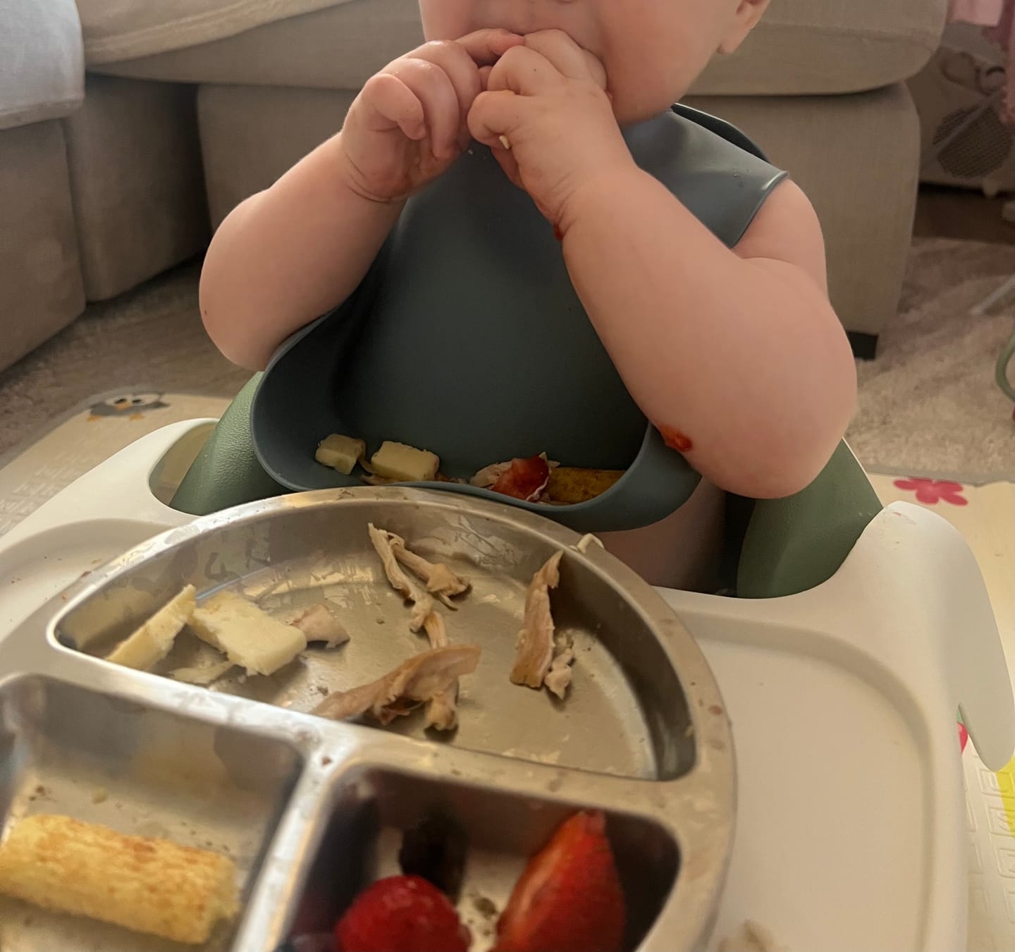 Customer photo review of Stainless Steel First Tastes Weaning Gift Set