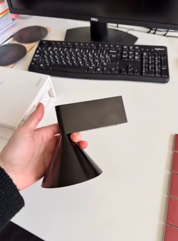 Customer photo review of The Arco | Metal Wall Sconce