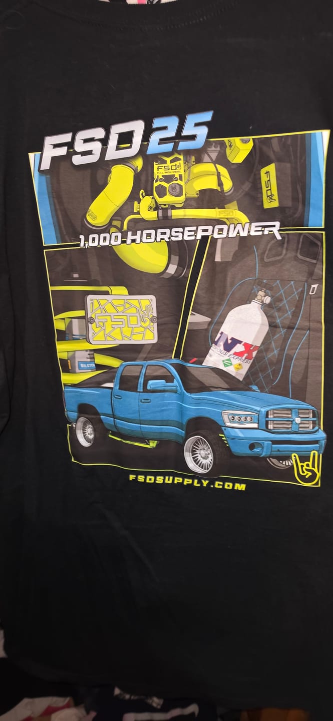 Customer photo review of FSD25 Official Tee + 150,000 Bonus Entries