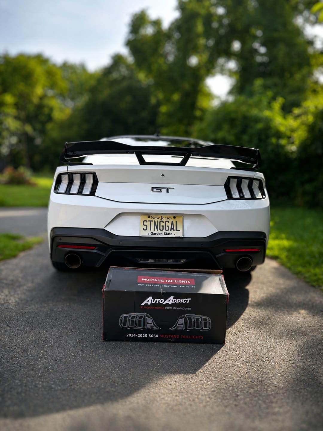 Customer photo review of 2024-2026 Mustang S650 Euro Style Taillights Amber Turn Signal Sequential
