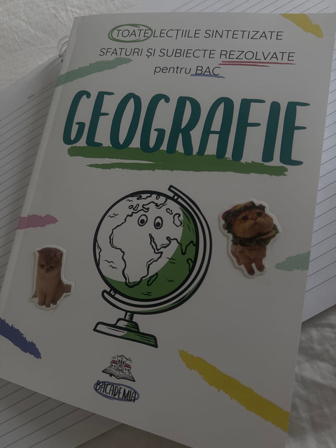 Customer photo review of Carte Geografie Bacalaureat Bacademia