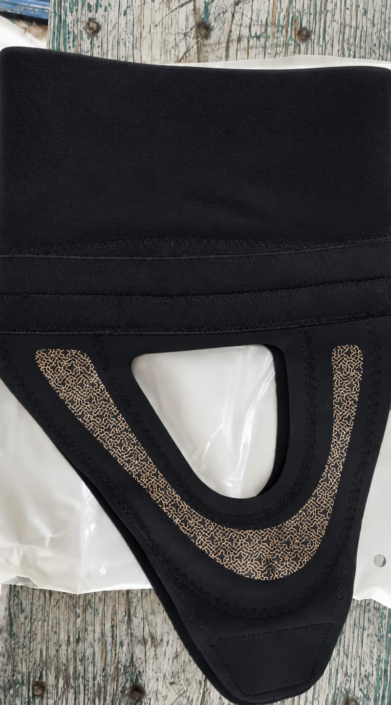Customer photo review of Rodillera Deportiva Ultrafina con Soporte para Menisco