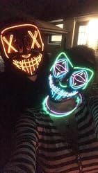 Customer photo review of Halloween Led Mask by Shevra Ventures™