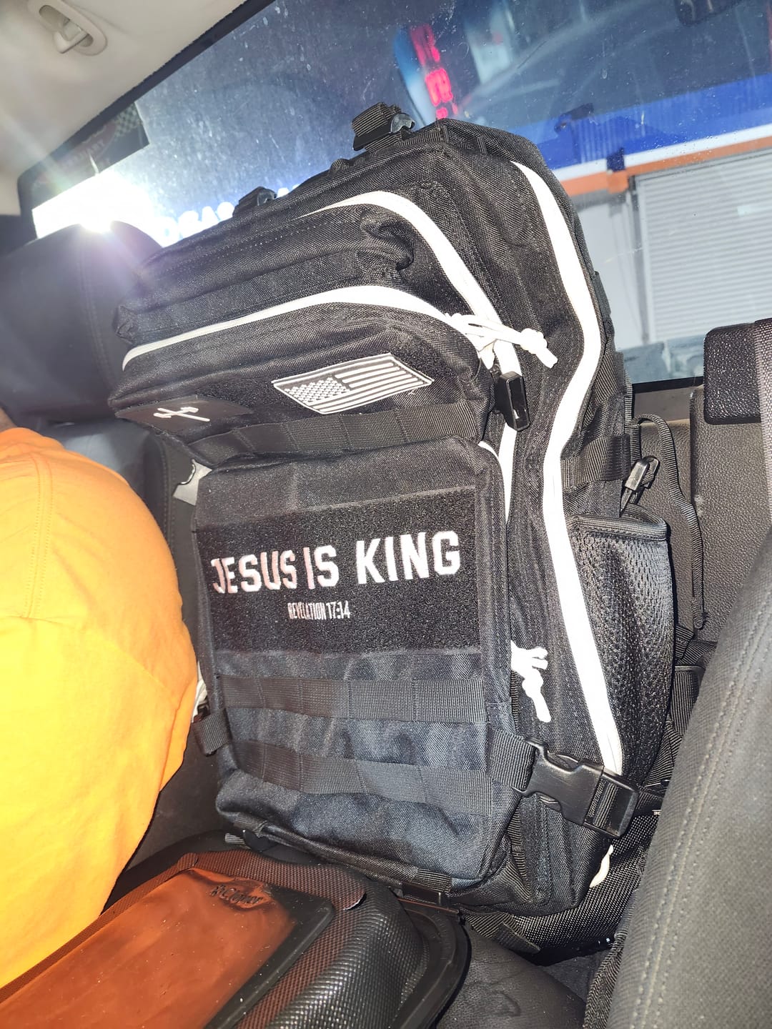 Customer photo review of HolStrength 45L Tactical Backpack