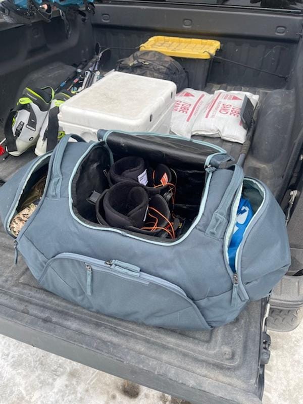 Customer photo review of RoundTrip Torba za Ski Opremu 80L – Dark Slate