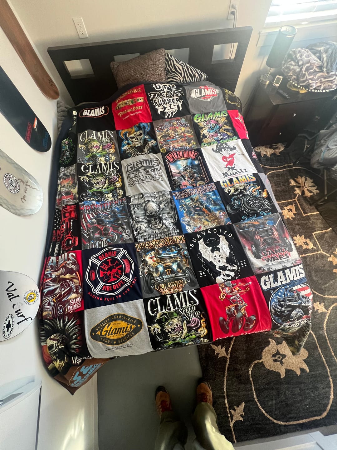 Customer photo review of Project Repat T-Shirt Quilt