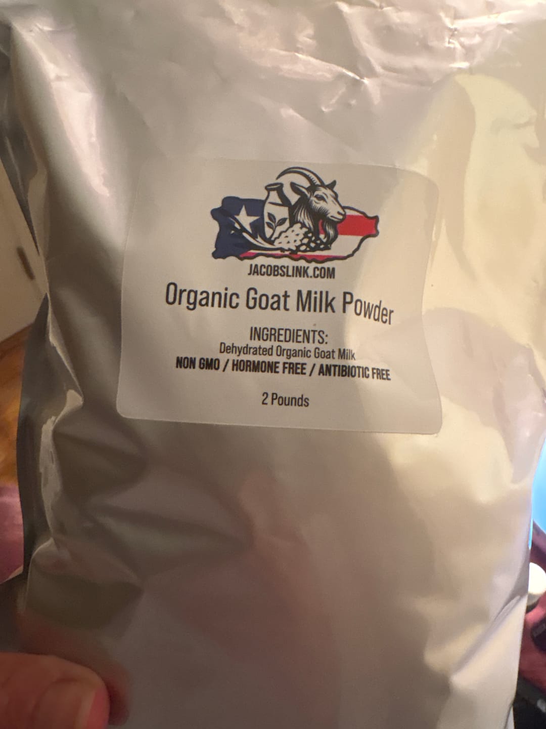 Customer photo review of Organic Goat Milk Powder