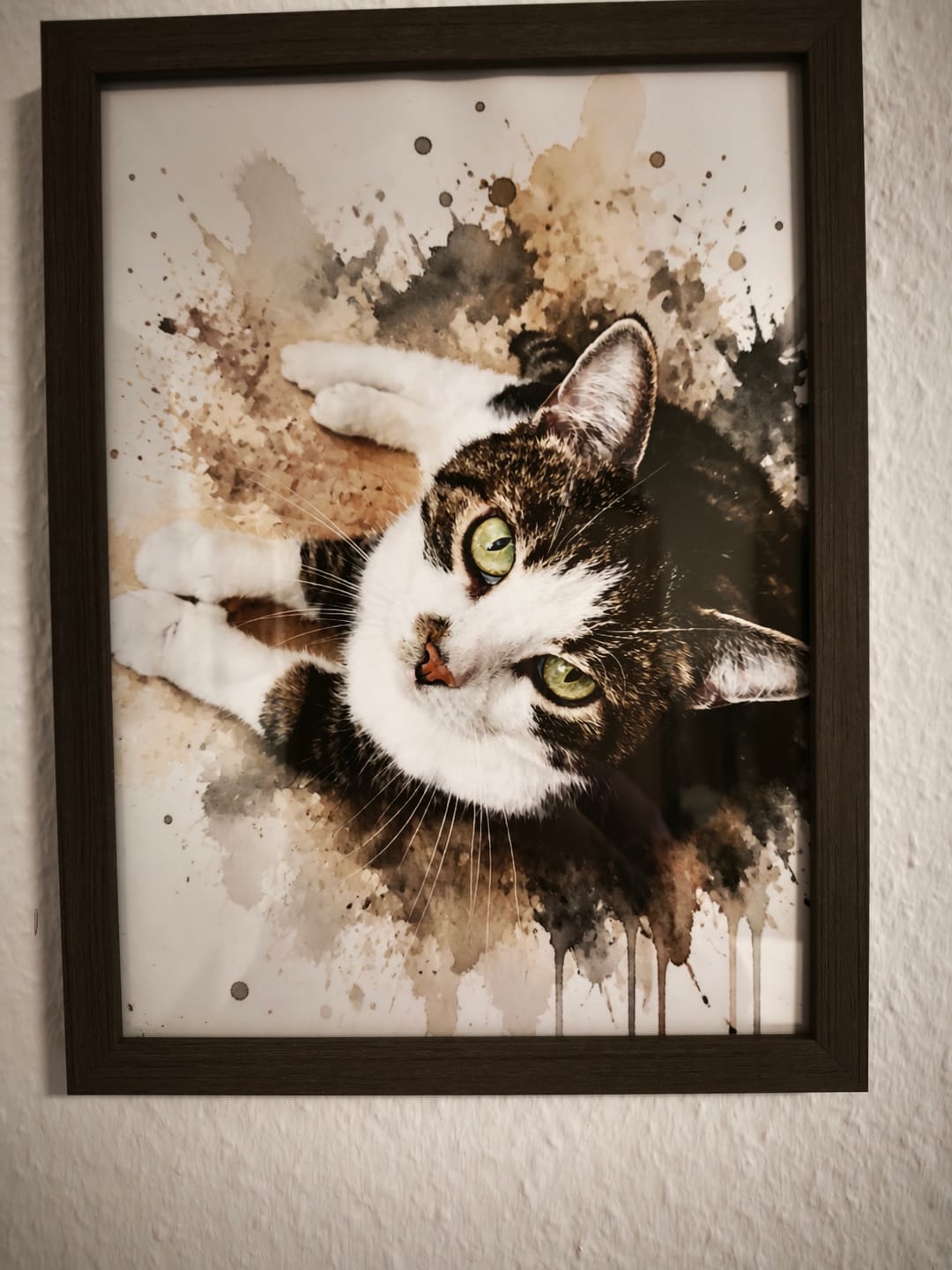 Customer photo review of Personalisiertes Poster - Aquarell Realistisches Porträt