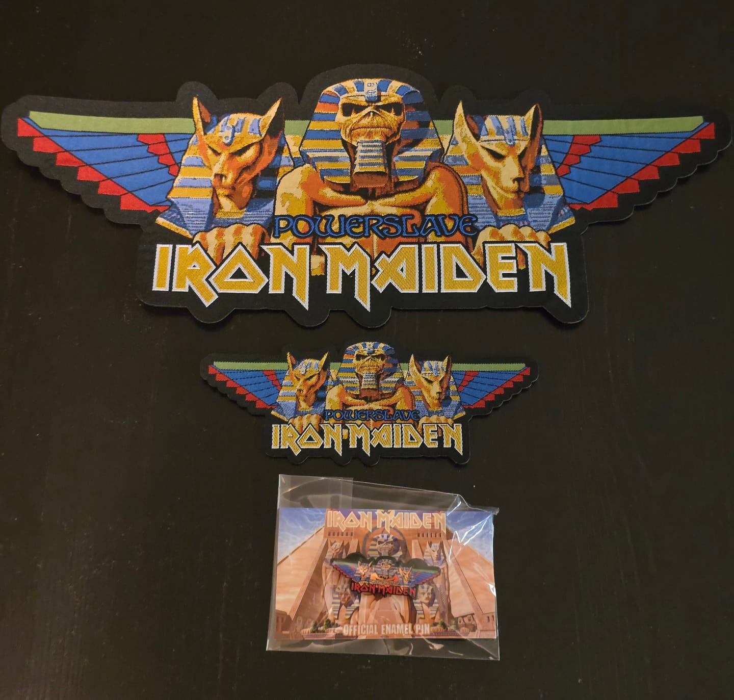 Customer photo review of Iron Maiden - Powerslave Wings - Pin