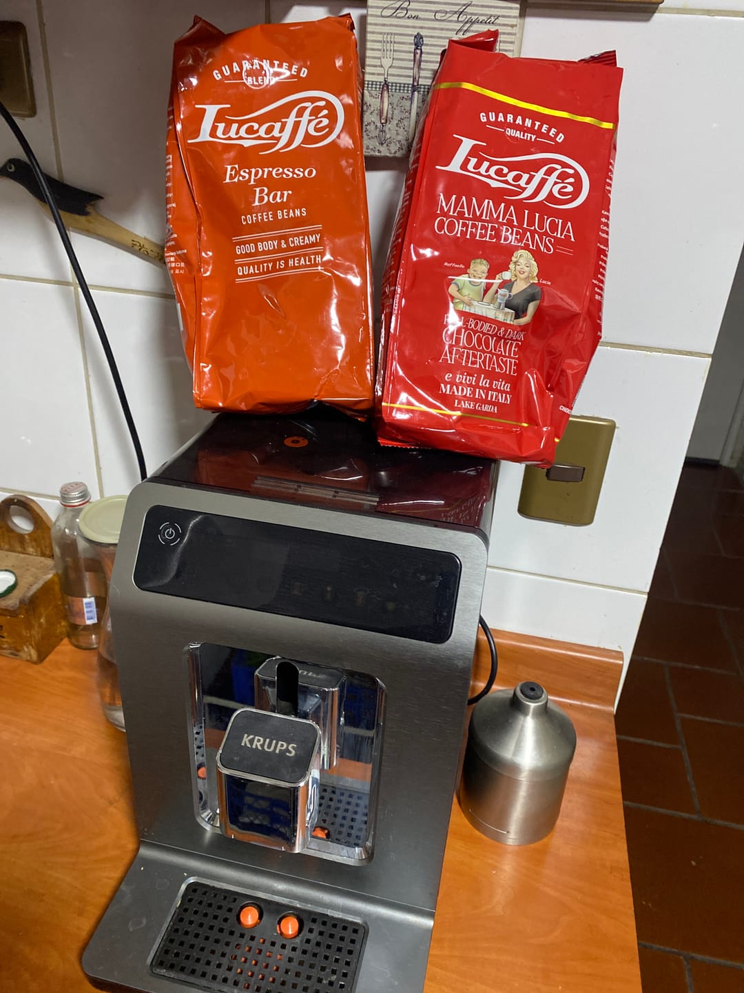 Customer photo review of Lucaffe Mamma Lucia 1 kg Grano Entero