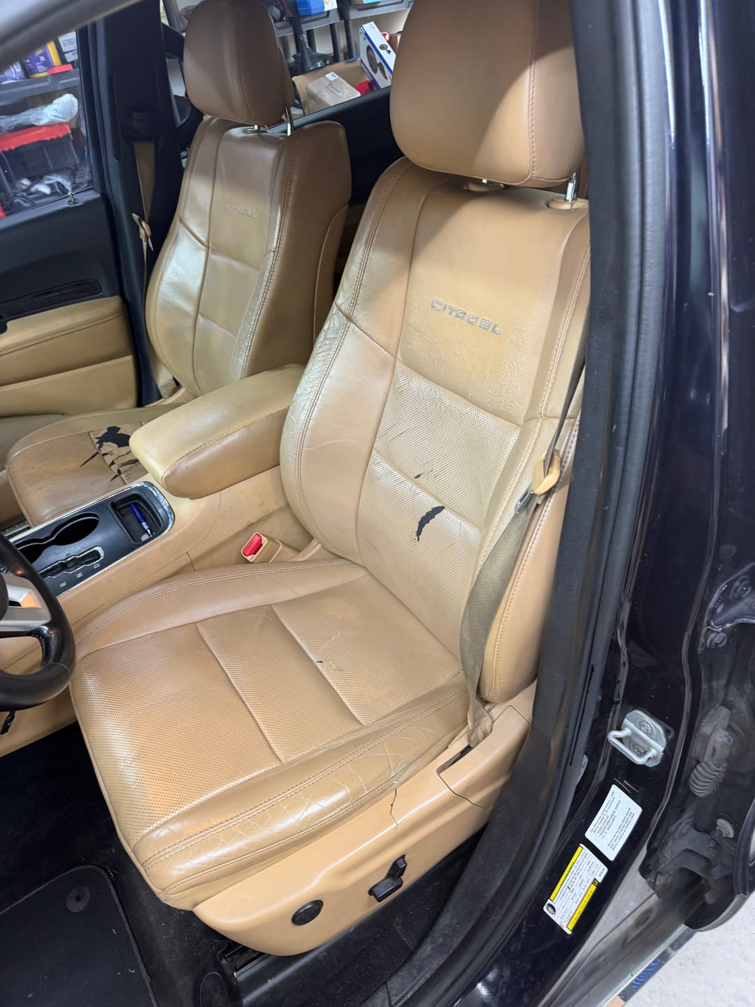 Customer photo review of 2011-25 Dodge Durango Custom Leather Seat Covers