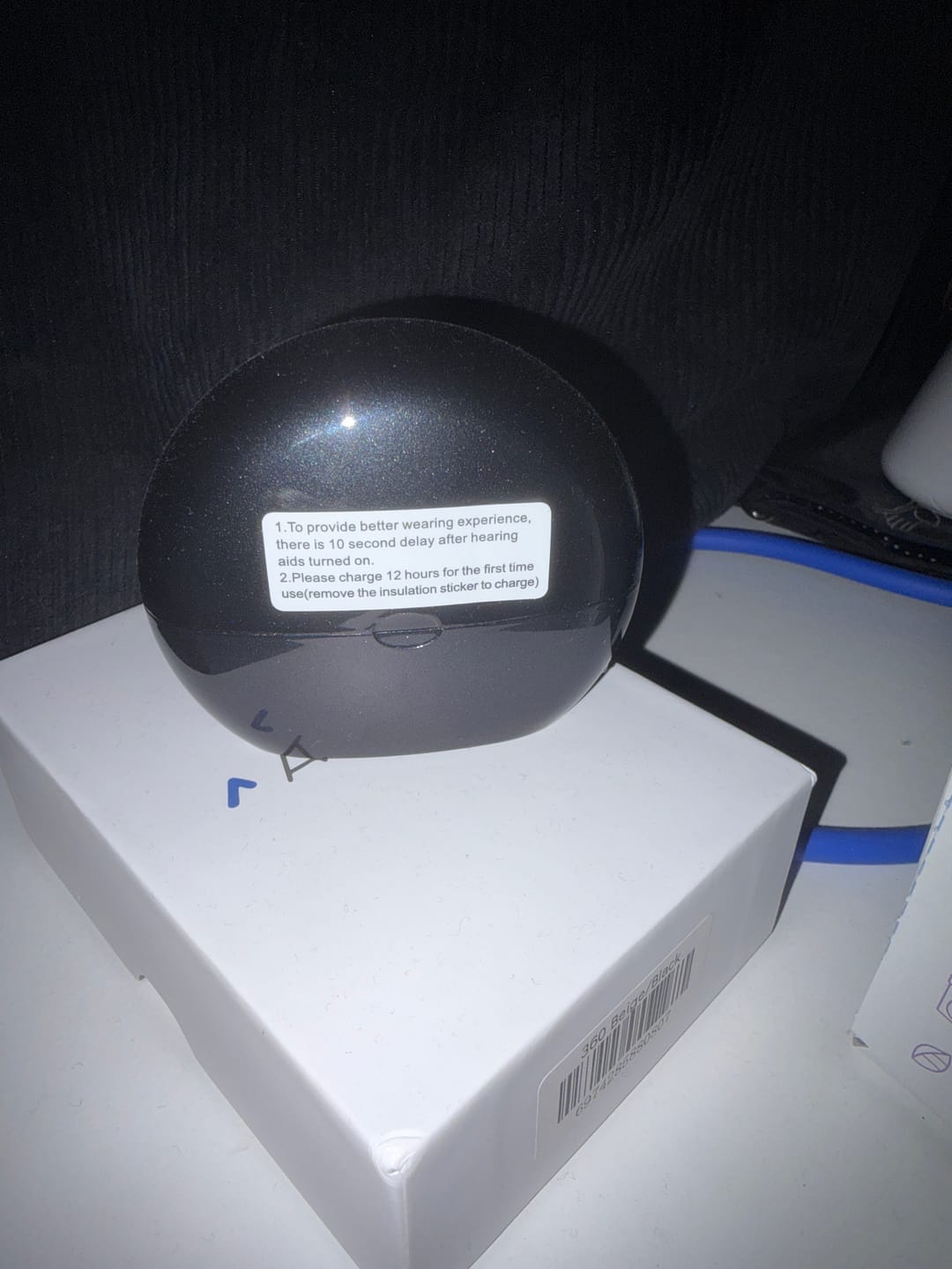 Customer photo review of Bluetooth Hearing Amplifiers with Wireless Charging Case