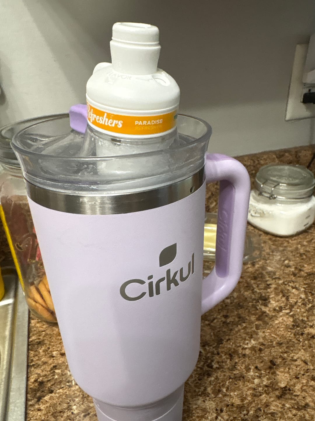 Customer photo review of Frosted Paradise Refresher