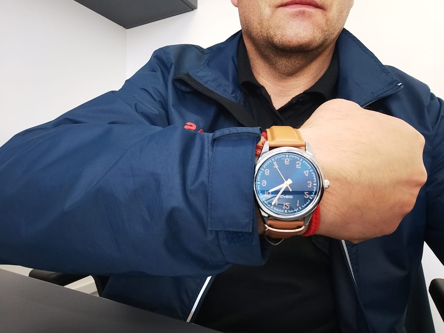 Customer photo review of Reloj Casio Análogo MTP-V005L-2B4UDF Correa de Cuero