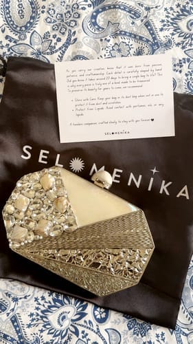Customer photo review of Wish Me Luck Bag (Silver)