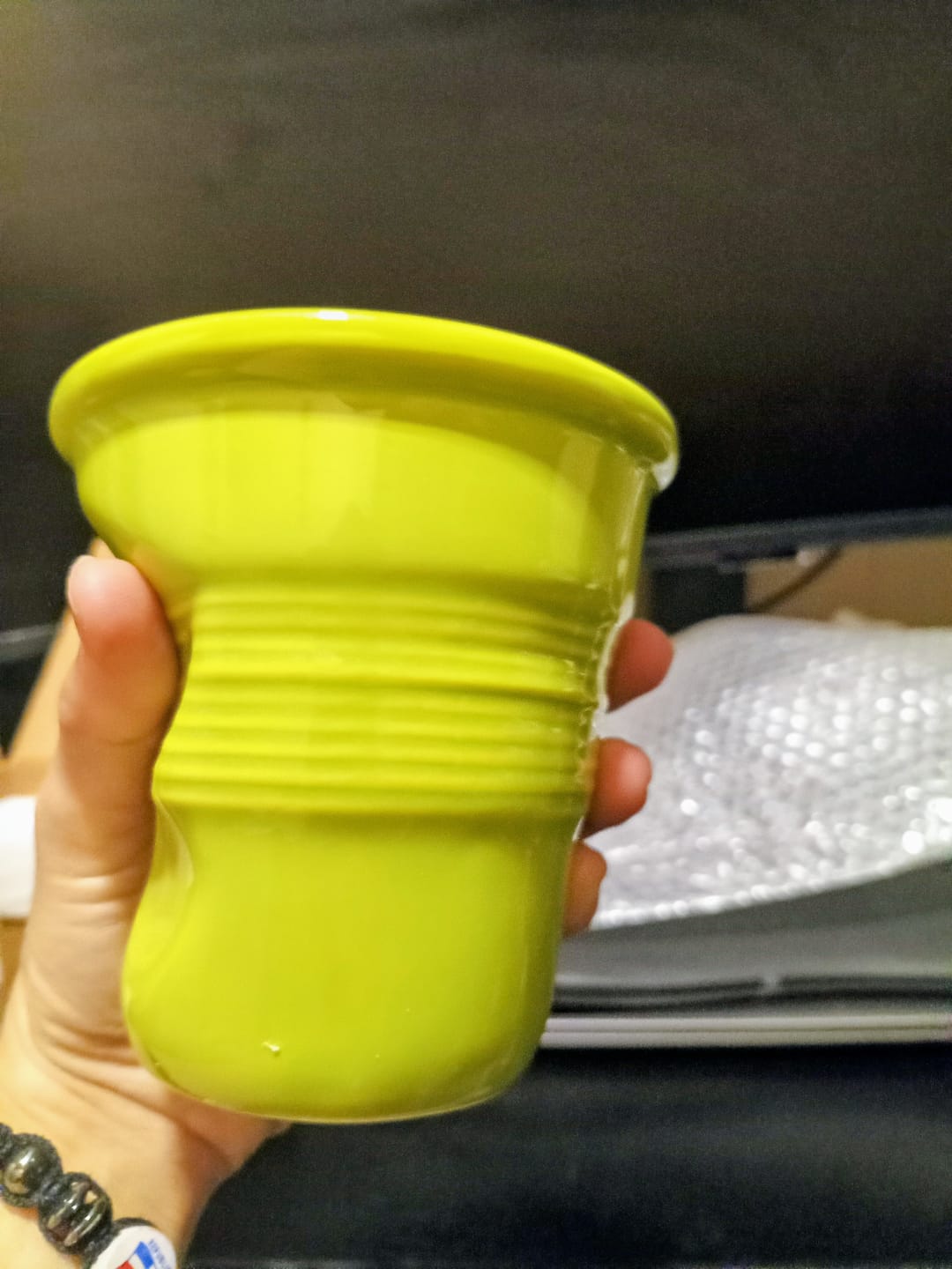 Customer photo review of Crushed Ceramic Mug 370ml/12oz