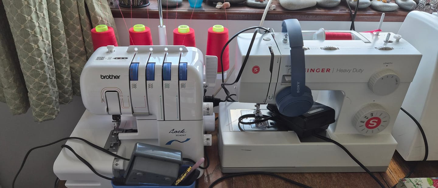 Customer photo review of Overlocking Thread - 3000 Yards