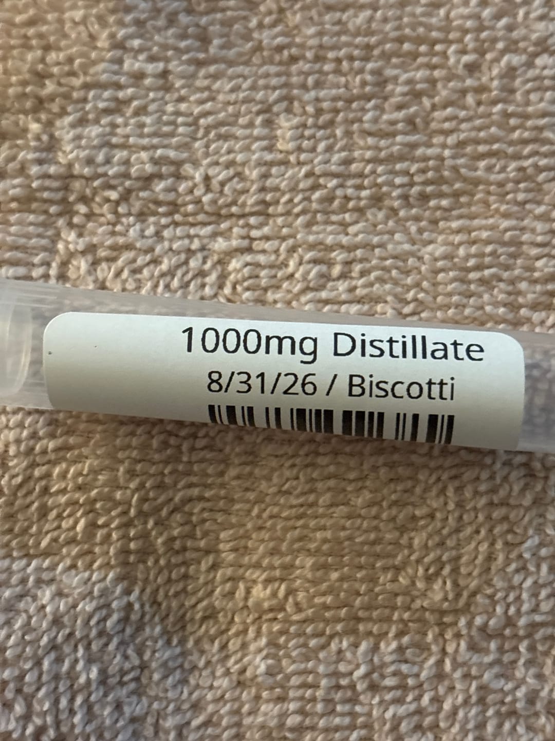 Customer photo review of 1000mg Distillate