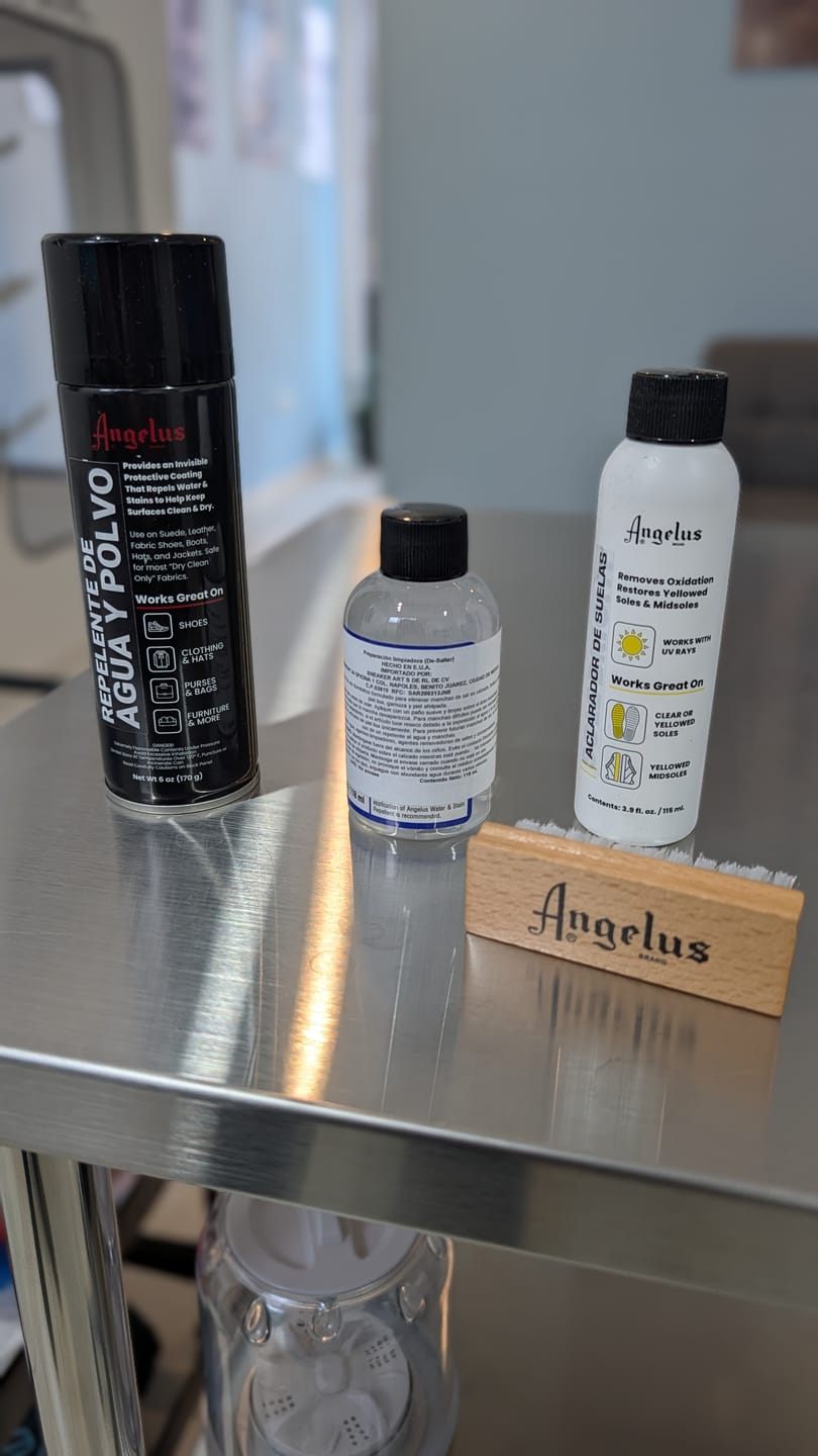 Customer photo review of Repelente agua y polvo angelus