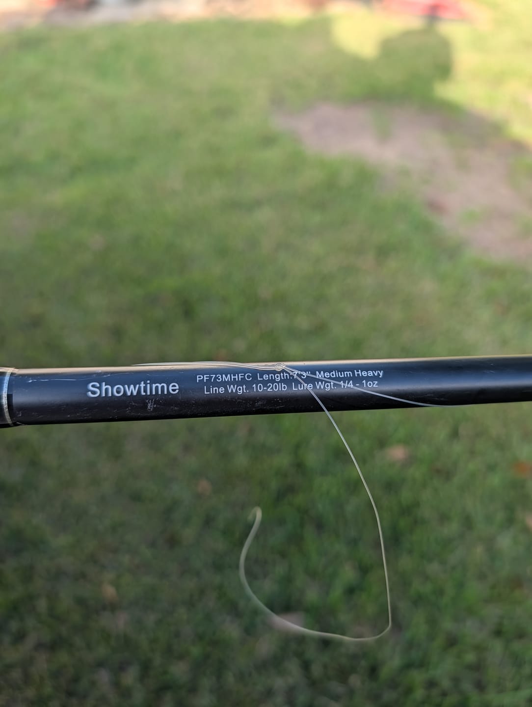 Customer photo review of Showtime Casting Rod